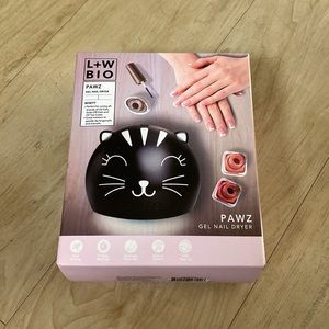 Gel Nail Dryer (L+W BIO PAWZ) - Great Gift for your Cat Lover! & FREE nail file